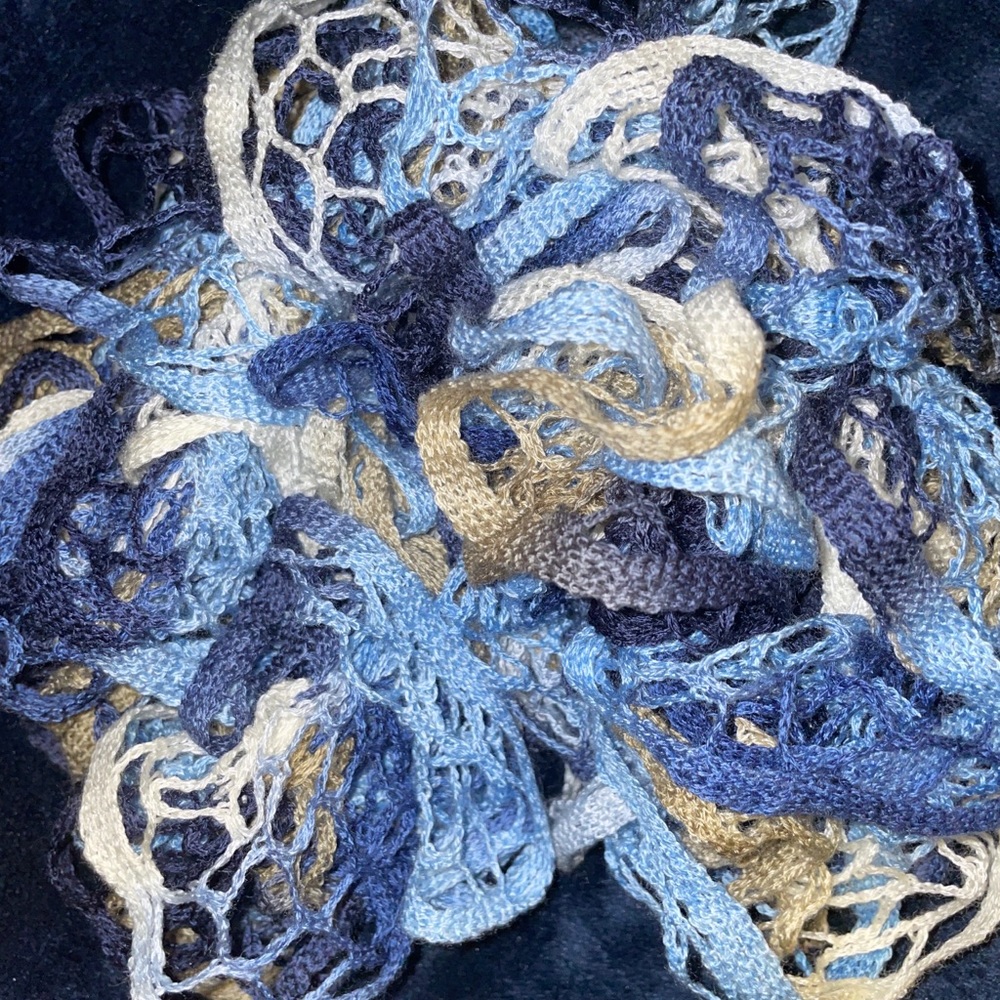 Multi-Colored Ruffle Scarf - Picture 3 of 3